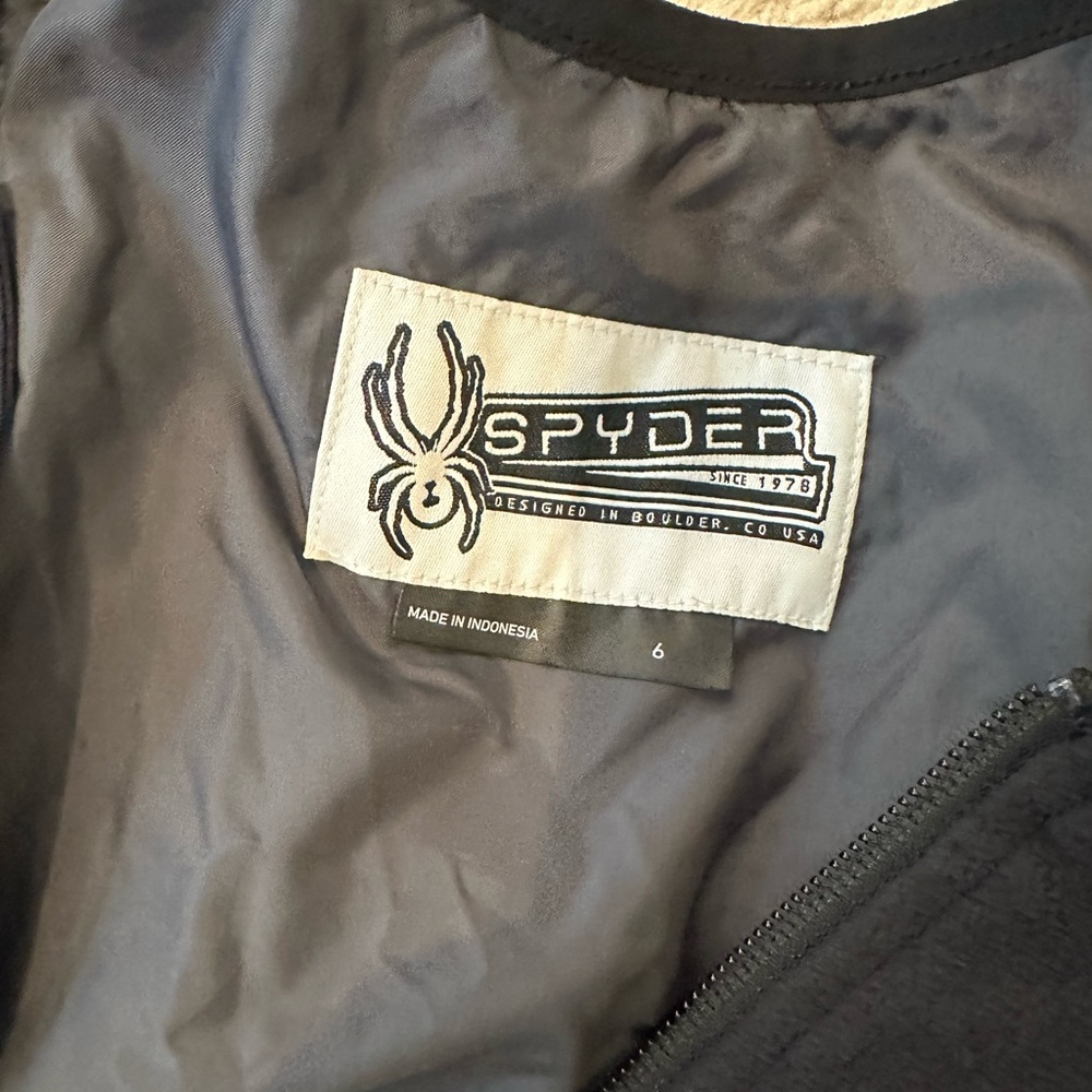 Spyder Black Snow Bib Pants - Picture 2 of 3